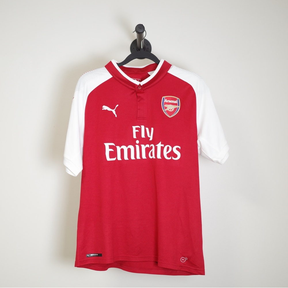 Arsenal Fly Emirates Season 2017/18 Uniform Red/White Size US L